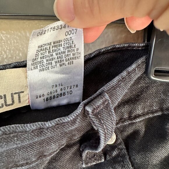 Levi's 550 Black‎ Bootcut Jeans   Size 14L - Picture 4 of 9